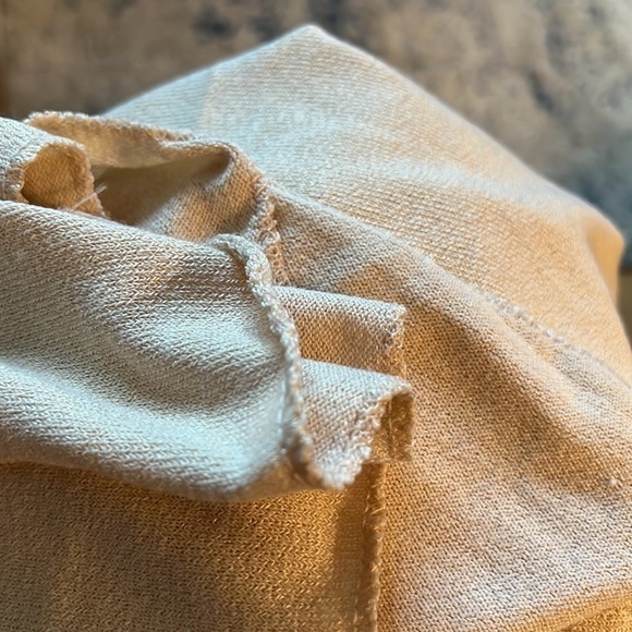 RIKKA 100% Viscose beige long unisex scarf - Picture 5 of 6